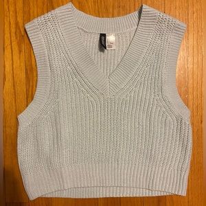 Never worn (no tags) light blue H&M sweater vest